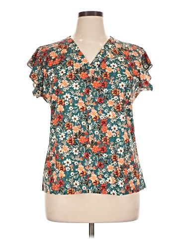 Unbranded Short Sleeve Blouse (view 1)