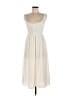 WeWoreWhat 100% Polyester Solid Ivory Casual Dress Size L - photo 1