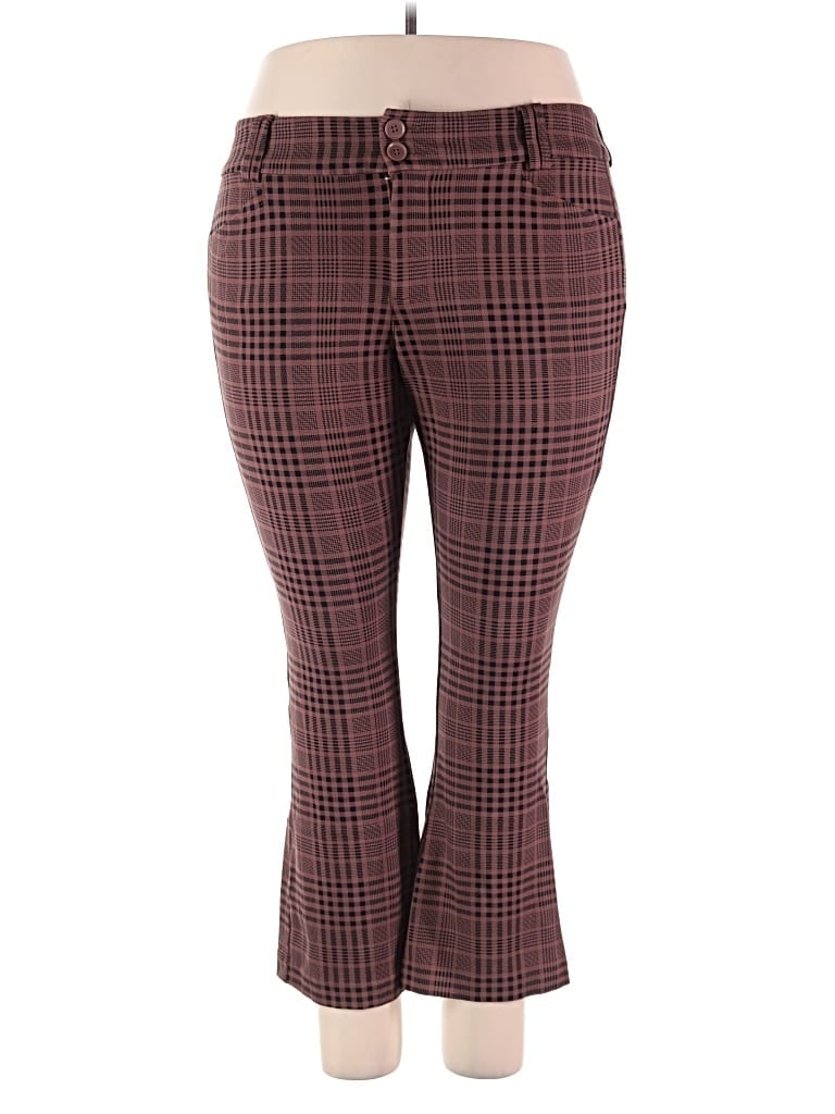 Pre-owned Studio By Torrid Casual Pants In Burgundy