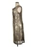 Connected Apparel Metallic Silver Cocktail Dress Size 14 - photo 5