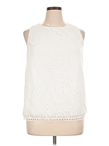 Shein Curve Sleeveless Blouse (view 1)