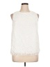 Shein Curve Ivory Sleeveless Blouse Size 0X - photo 1
