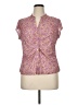 DR2 Paisley Pink Short Sleeve Blouse Size XL - photo 1