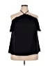 Torrid 100% Polyester Black Sleeveless Blouse Size 2X Plus (2) - photo 1