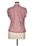 DR2 Paisley Pink Short Sleeve Blouse Size XL - photo 2