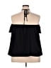 Torrid 100% Polyester Black Sleeveless Blouse Size 2X Plus (2) - photo 2