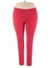 Faded Glory Solid Red Dress Pants Size 20 - photo 1
