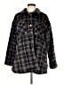 Torrid 100% Polyester Plaid Black Coat Size Lg Plus (0) - photo 1