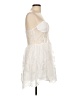 Shein 100% Polyester White Cocktail Dress Size L - photo 4