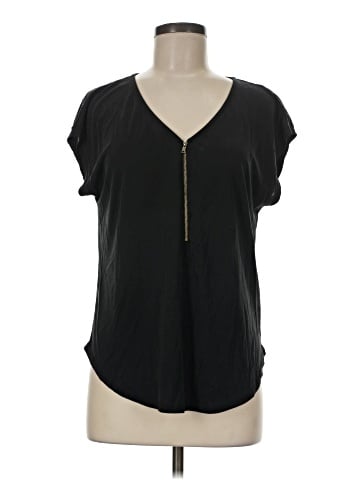 Green Envelope Short Sleeve Blouse (view 1)