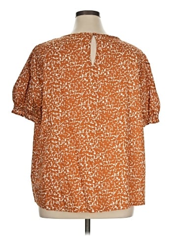 Ava & Viv Short Sleeve Blouse (view 2)
