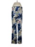 Carlisle Print Blue Casual Pants Size 4 - photo 1