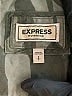 Express 100% Lyocell Camo Green 3/4 Sleeve Button-Down Shirt Size S - photo 7