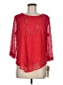 Alfred Dunner 100% Polyester Red Cardigan Size M (petite) - photo 1