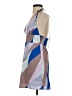 Native Daughters 100% Polyester Graphic Blue Cocktail Dress Size S - photo 5