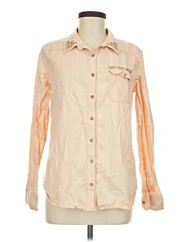 Sparkle & Fade Long Sleeve Button-Down Shirt (view 1)