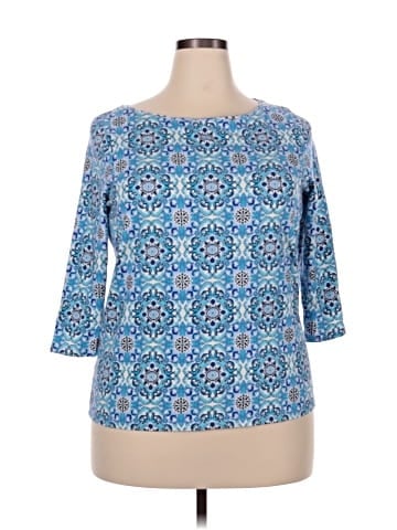 Talbots 3/4 Sleeve T-Shirt (view 1)