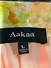AaKaa 100% Cotton Floral Yellow Shorts Size L - photo 3