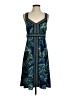 Apt. 9 Paisley Blue Casual Dress Size S - photo 1