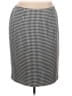 Jones Studio 100% Polyester Houndstooth Gray Formal Skirt Size 18 - photo 1