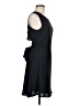 Dex 100% Polyester Solid Black Cocktail Dress Size M - photo 4