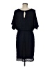 Roz & Ali 100% Polyester Chevron-herringbone Blue Casual Dress Size 8 - photo 2