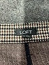 Ann Taylor LOFT Houndstooth Brown Casual Pants Size 8 - photo 8