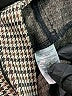Ann Taylor LOFT Houndstooth Brown Casual Pants Size 8 - photo 9