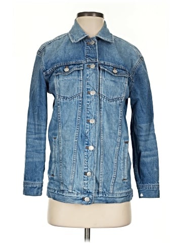 Madewell The Oversized Jean Jacket in Capstone Wash (view 1)