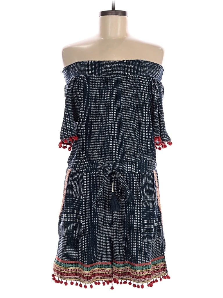 Pre-owned Thml Romper In Blue