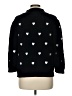 By Anthropologie 100% Acrylic Hearts Black Pullover Sweater Size L - photo 2