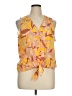 Nine West 100% Polyester Orange Sleeveless Blouse Size XL - photo 1