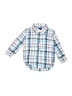Baby Gap 100% Cotton Plaid Blue Long Sleeve Button-Down Shirt Size 18-24 mo - photo 1