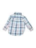 Baby Gap 100% Cotton Plaid Blue Long Sleeve Button-Down Shirt Size 18-24 mo - photo 2