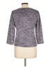 Jones Wear 100% Polyester Gray 3/4 Sleeve Top Size L - photo 2