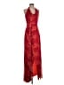 Halston Heritage 100% Polyester Red Cocktail Dress Size 2 - photo 1
