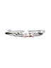Unbranded Stripes Ivory Silver Belt Size S - photo 1
