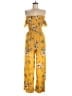 Sienna Sky Floral Yellow Jumpsuit Size M - photo 1