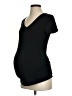 Isabel Maternity Black Short Sleeve T-Shirt Size Sm Maternity - photo 1
