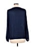 Banana Republic 100% Polyester Blue Long Sleeve Blouse Size M - photo 2