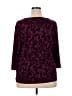 Worthington Burgundy 3/4 Sleeve Blouse Size 2X - photo 2