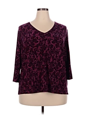 Worthington 3/4 Sleeve Blouse (view 1)