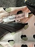Rose + Olive 100% Polyester Ivory Short Sleeve Blouse Size M - photo 7