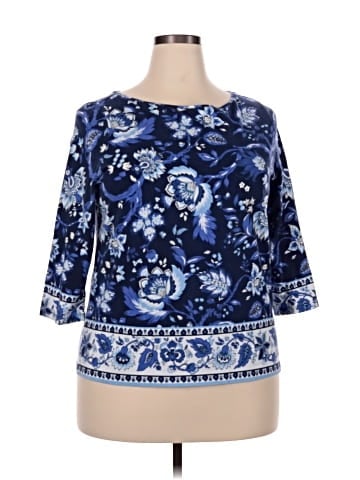Talbots 3/4 Sleeve T-Shirt (view 1)