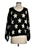 Altar'd State 100% Acrylic Floral Black Pullover Sweater Size S - photo 1