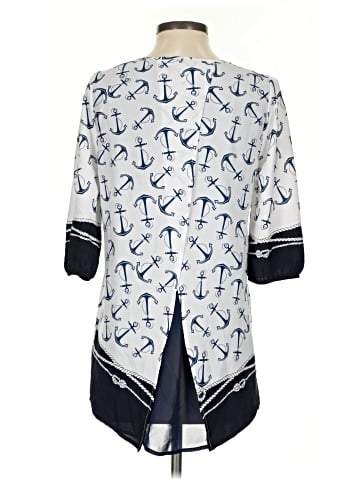 Pink Owl 3/4 Sleeve Top (view 2)