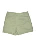 Ann Taylor LOFT Solid Green Khaki Shorts Size 0 - photo 2