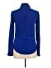 MARCS 100% Silk Blue Long Sleeve Silk Top Size 6 - photo 2