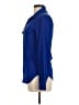 MARCS 100% Silk Blue Long Sleeve Silk Top Size 6 - photo 5