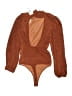 Astr Brown Long Sleeve Blouse Size S - photo 2